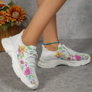 Tênis Feminino FloralMov Leve e Confortável