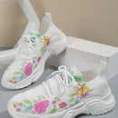 Tênis Feminino FloralMov Leve e Confortável